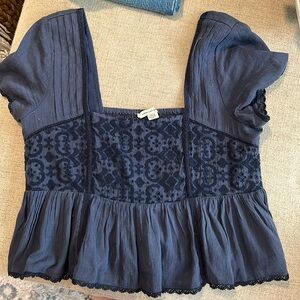 American eagle square neck blouse